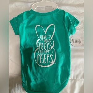 Peeps Dog Shirt size Large